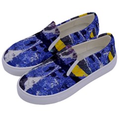 Urban Grunge Kids  Canvas Slip Ons by ArtistRoseanneJones