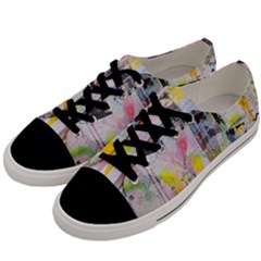 Graffiti Graphic Men s Low Top Canvas Sneakers by ArtistRoseanneJones