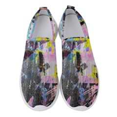 Graffiti Pop Women s Slip On Sneakers by ArtistRoseanneJones