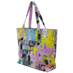 Graffiti Pop Zip Up Canvas Bag by ArtistRoseanneJones