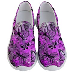 Butterfly Graffiti Men s Lightweight Slip Ons by ArtistRoseanneJones