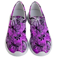 Butterfly Graffiti Women s Lightweight Slip Ons by ArtistRoseanneJones