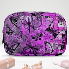 Butterfly Graffiti Make Up Pouch (small) by ArtistRoseanneJones