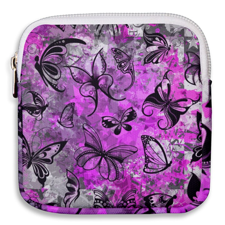 Butterfly Graffiti Mini Square Pouch