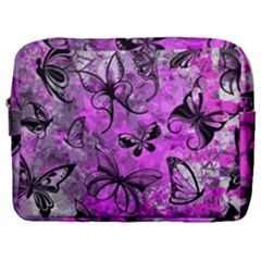 Butterfly Graffiti Make Up Pouch (large) by ArtistRoseanneJones