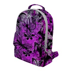 Butterfly Graffiti Flap Pocket Backpack (large) by ArtistRoseanneJones