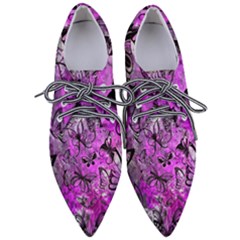 Butterfly Graffiti Pointed Oxford Shoes by ArtistRoseanneJones