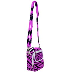 Pink Tiger Shoulder Strap Belt Bag