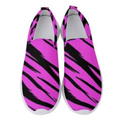 Pink Tiger Women s Slip On Sneakers by ArtistRoseanneJones