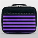 Purple Stripes Lunch Bag View1