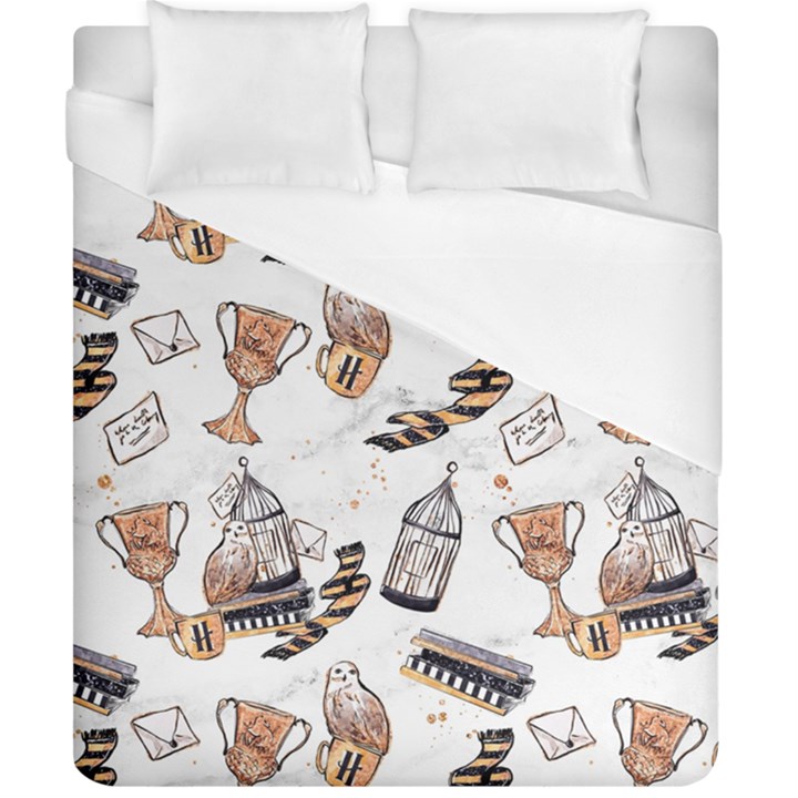 Hufflepuff Pattern Duvet Cover (California King Size)