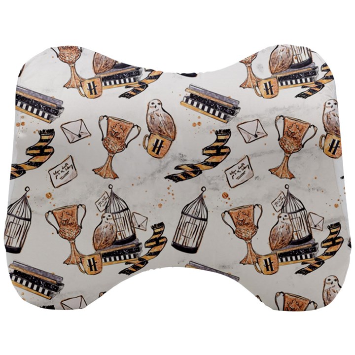 Hufflepuff Pattern Head Support Cushion