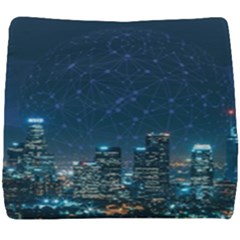 Smart City Communication Network Seat Cushion by Pakrebo