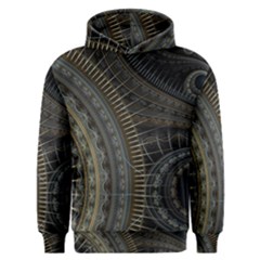 Fractal Spikes Gears Abstract Men s Overhead Hoodie by Pakrebo