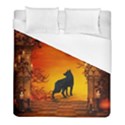 Wonderful Wolf In The Night Duvet Cover (Full/ Double Size) View1