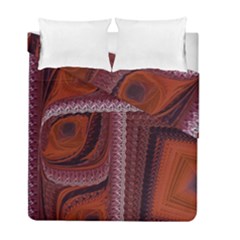 Petals Pattern Design Texture Duvet Cover Double Side (full/ Double Size)