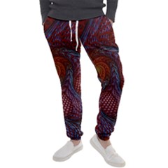 Fractal Red Fractal Art Digital Art Men s Jogger Sweatpants by Pakrebo