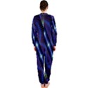 Fractal Blue Lines Colorful OnePiece Jumpsuit (Ladies)  View2