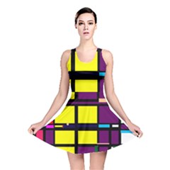 Design Pattern Colors Colorful Reversible Skater Dress