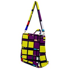 Design Pattern Colors Colorful Crossbody Backpack by Pakrebo