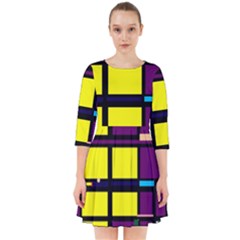 Design Pattern Colors Colorful Smock Dress