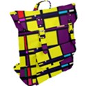 Design Pattern Colors Colorful Buckle Up Backpack View2