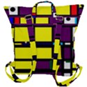 Design Pattern Colors Colorful Buckle Up Backpack View3