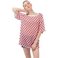 Brilliant Patern Abstract Oversized Chiffon Top by Pakrebo