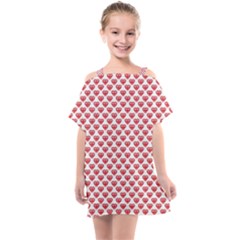 Brilliant Patern Abstract Kids  One Piece Chiffon Dress by Pakrebo