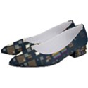 Blocks Pattern Rainbow Texture Women s Low Heels View2