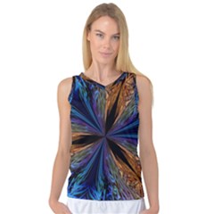 Abstract Background Kaleidoscope Women s Basketball Tank Top by Pakrebo