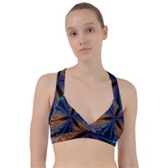 Abstract Background Kaleidoscope Sweetheart Sports Bra by Pakrebo