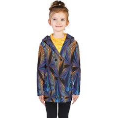 Abstract Background Kaleidoscope Kids  Double Breasted Button Coat