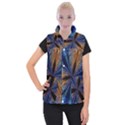 Abstract Background Kaleidoscope Women s Button Up Vest View1