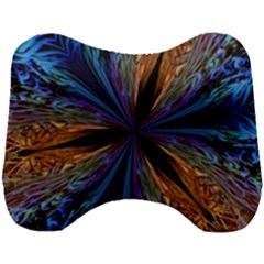 Abstract Background Kaleidoscope Head Support Cushion