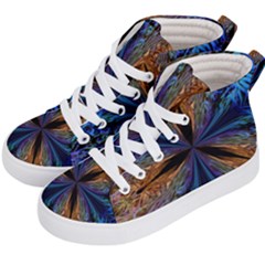 Abstract Background Kaleidoscope Kids  Hi-top Skate Sneakers by Pakrebo