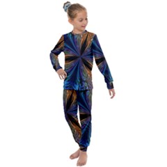 Abstract Background Kaleidoscope Kids  Long Sleeve Set  by Pakrebo