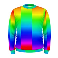 Rainbow Colour Bright Background Men s Sweatshirt by Pakrebo