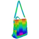 Rainbow Colour Bright Background Crossbody Backpack View2