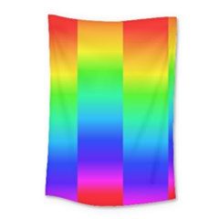 Rainbow Colour Bright Background Small Tapestry