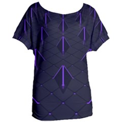 Futuristic Pyramids Perspective Women s Oversized Tee by Pakrebo