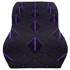 Futuristic Pyramids Perspective Car Seat Back Cushion  by Pakrebo