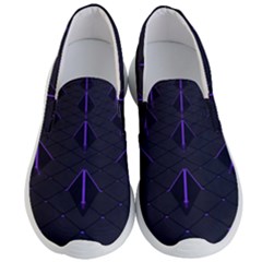 Futuristic Pyramids Perspective Men s Lightweight Slip Ons by Pakrebo