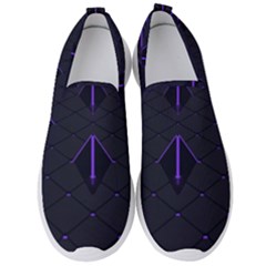 Futuristic Pyramids Perspective Men s Slip On Sneakers by Pakrebo