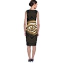 Golden Ornament Round Art Form Classic Sleeveless Midi Dress View2