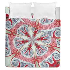 Kaleidoscope Background Bottles Duvet Cover Double Side (queen Size)