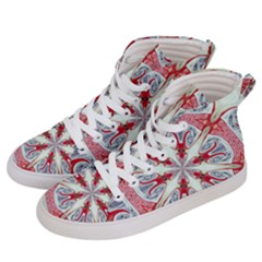 Kaleidoscope Background Bottles Men s Hi-top Skate Sneakers by Pakrebo