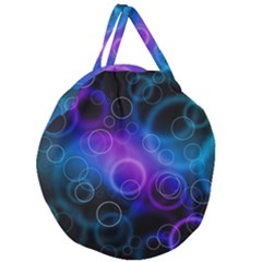 Background Color Slightly Texture Giant Round Zipper Tote by Pakrebo