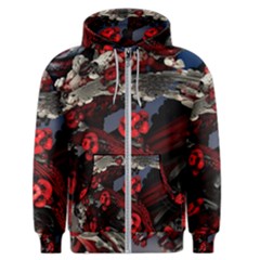 Fractal Flowers Free Illustration Men s Zipper Hoodie by Pakrebo