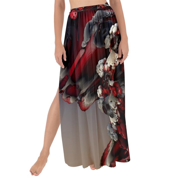 Fractal Flowers Free Illustration Maxi Chiffon Tie-Up Sarong